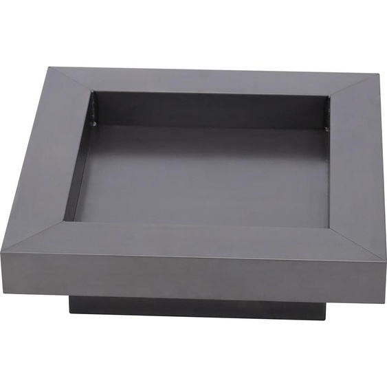Brasero de jardin carré BACHACHE 60x60 cm en acier