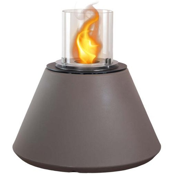 Brasero de jardin cheminée au bioéthanol pour intérieur et extérieur STROMBOLI Tortora d.60 x h56
