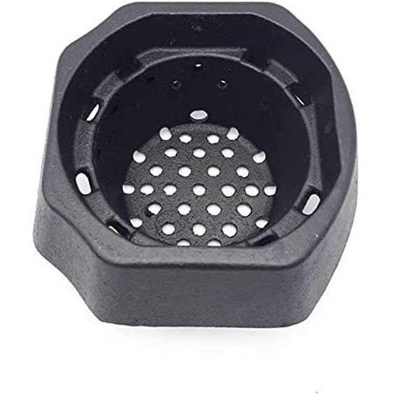 Brasero en fonte, forme ronde - 10,8 x 10,8 x 7,3 cm - Pour pellets de bois - Design classique
