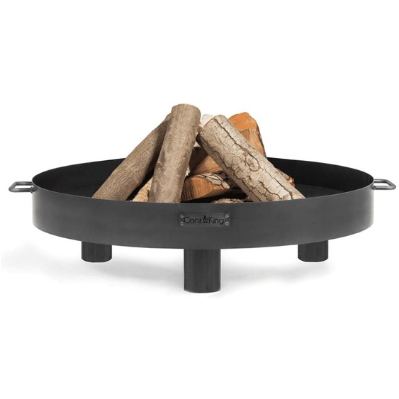 Brasero rond - 80 cm - Fonte - Noir - Style classique