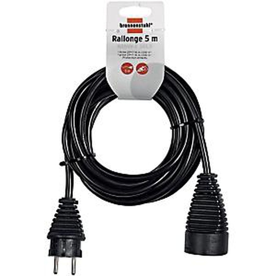 BRENNENSTUHL Rallonge électrique pro Brennenstuhl, noire, 10 m