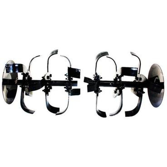 Fraises de motobineuse Kit complet avec diamètre intérieur de tube en hexagone : 23 mm Bricoferr