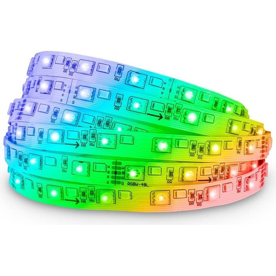 Briloner LED Strip 10m, Télécommande, Variable, Autoadhésif, changement de couleur RGB, Blanc, 1000 x 1 cm