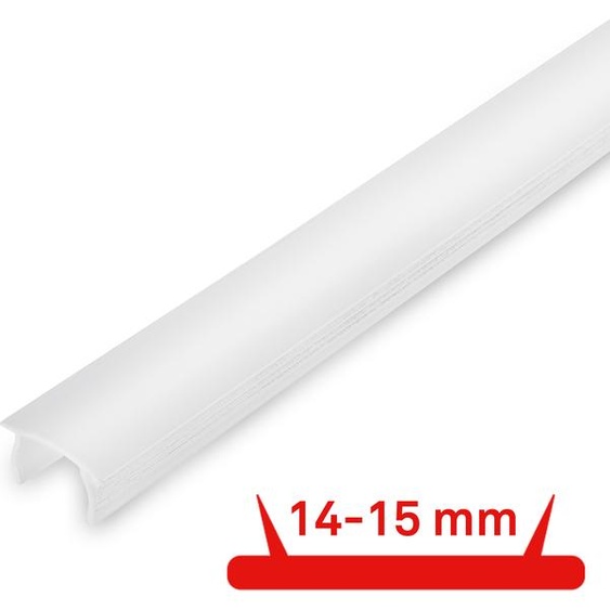 Briloner Pimp your Panel Diffuseur, Pimp your Panel, barre de diffusion, à clipser, plastique, blanc, 130 x 2 x 1 cm