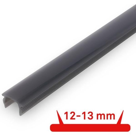 Briloner Pimp your Panel Diffuseur, Pimp your Panel, Barre de diffusion, Serrable, Plastique, Aspect verre fumé, 130 x 1,5 x 1 cm