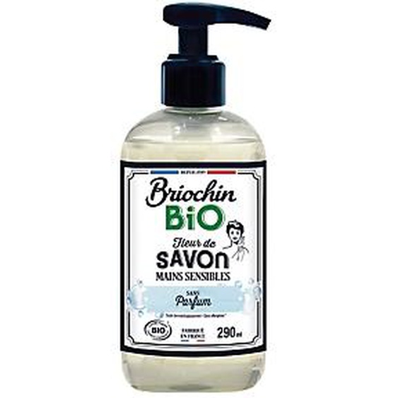 BRIOCHIN Savon mains liquide Briochin Bio peaux sensibles sans parfum 290 ml