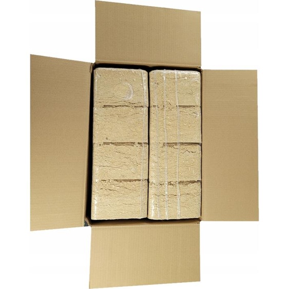 Briquettes de hêtre Cheminée Poêle Briquettes de bois 15kg Briquettes de hêtre