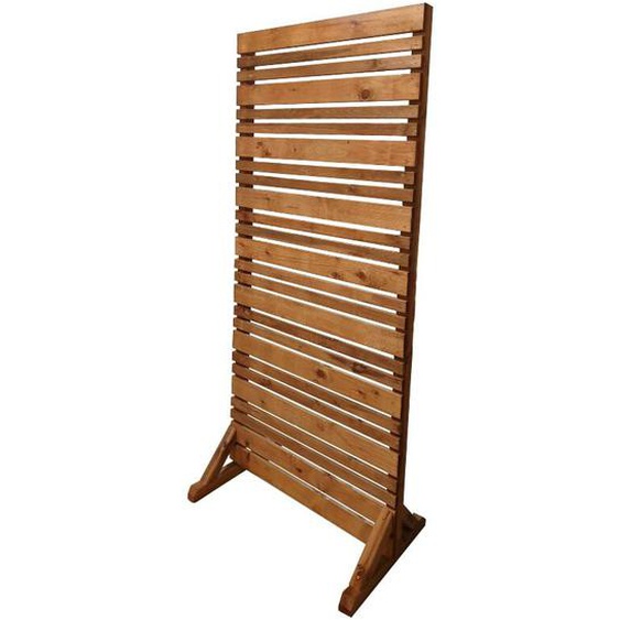 Jardipolys - Brise-vue droit en bois lign z - Ep6,1 - 80 x H184,5 cm