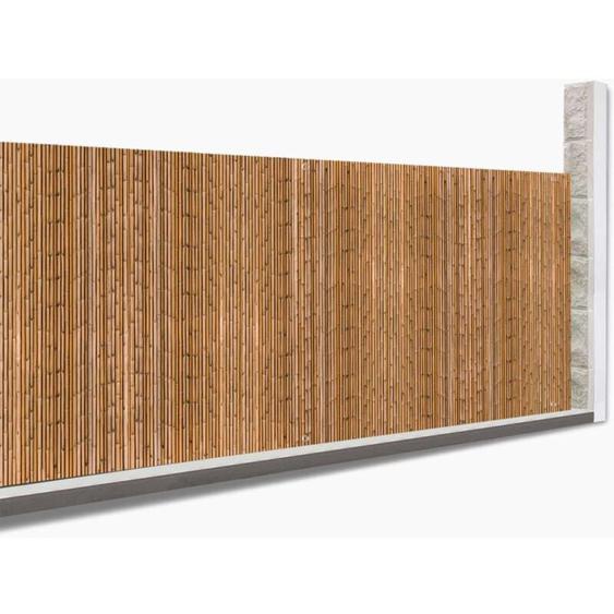 Brise vue occultant 1,8 x 10 m imprimé bambou 160 gr /m²