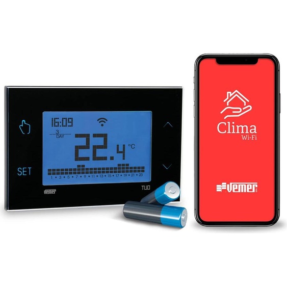 Broheult Thermostat Chauffage intelligentWiFi Thermostat de chauffagede thermostat