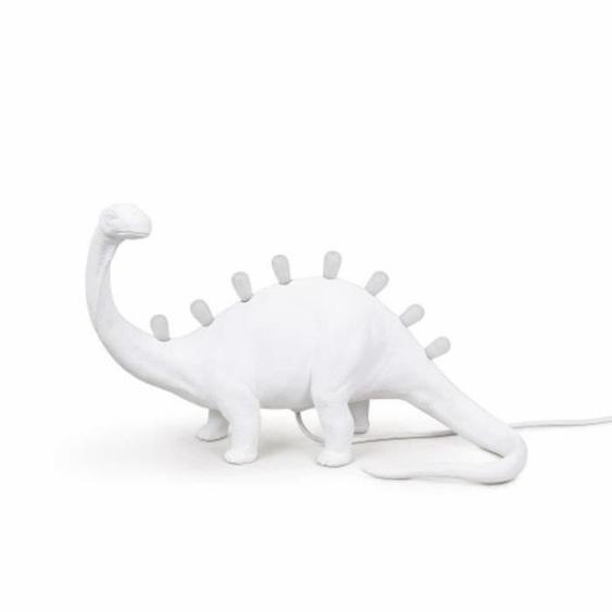 BRONTOSAURE-Lampe à poser Dinosaure USB H33.5cm Blanc Seletti H33,5cm / L39cm / l17cm
