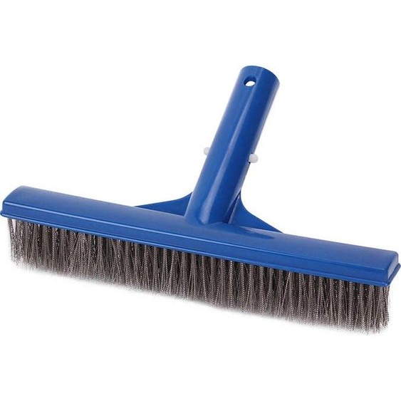 brosse à algues en acier inoxydable de 10 pouces pour piscines et allées en béton ou en gunite