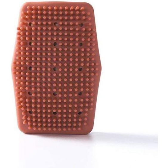 Brosse corporelle en silicone 2 en 1 pour brossage humide ou sec, brosse de douche à texture douce et distributeur de savon de bain