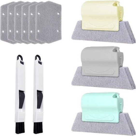 Brosse de nettoyage électrique - Pour la salle de bains et la cuisine - Sans fil, avec plusieurs embouts