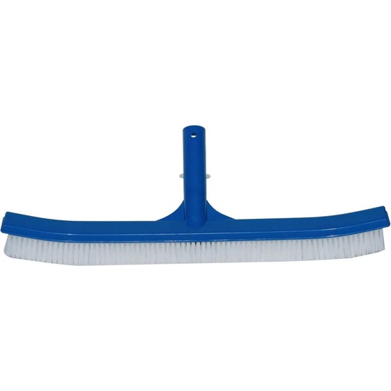 brosse de piscine 18in pour le nettoyage des murs et des carreaux de la piscine Tête de brosse de piscine à poils en nylon à bouts recourbés