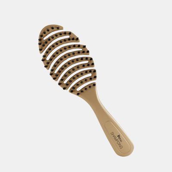 Brosse flexible en soie et poils de sanglier