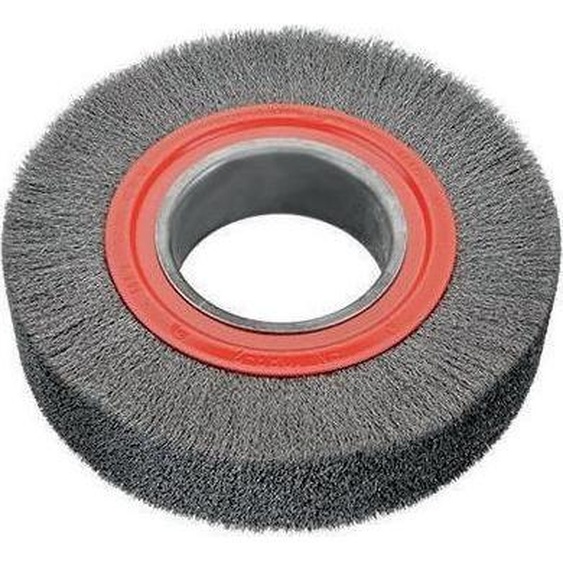 Brosse ronde 250 mm, alésage 100 mm, épaisseur de fil 0,5 mm, fil dacier sans rondelles daxe, 3600 tr/min