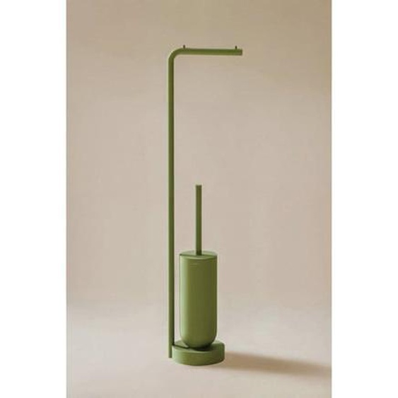 Brosse Wc Et Porte Papier Vert Olive