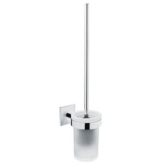 Brosse WC Toilette Porte-Balayette vitrine matte Duo Square