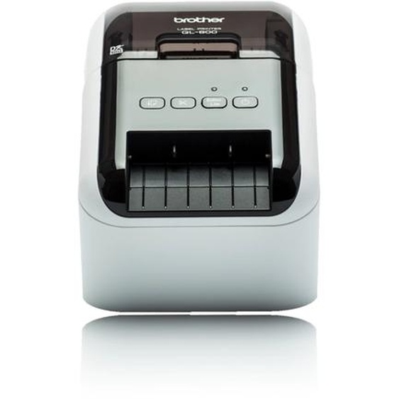 Brother QL-800, DK, Thermique directe, 300 x 600 DPI, 176 mm/sec, Avec fil, Noir, Blanc QL-800U