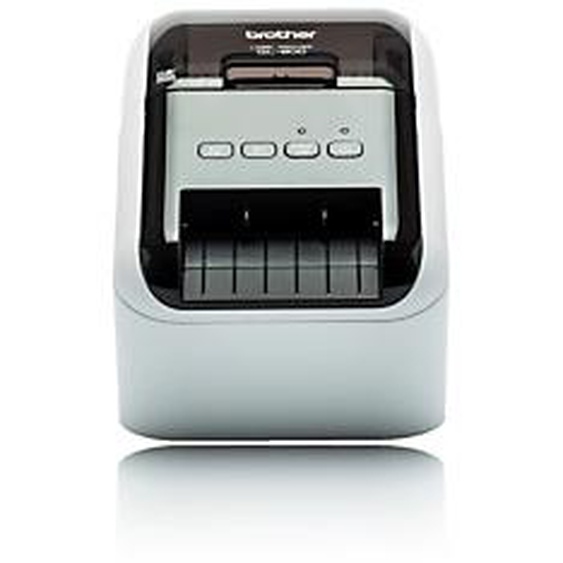Brother QL-800, DK, Thermique directe, 300 x 600 DPI, 176 mm/sec, Avec fil, Noir, Blanc QL-800U