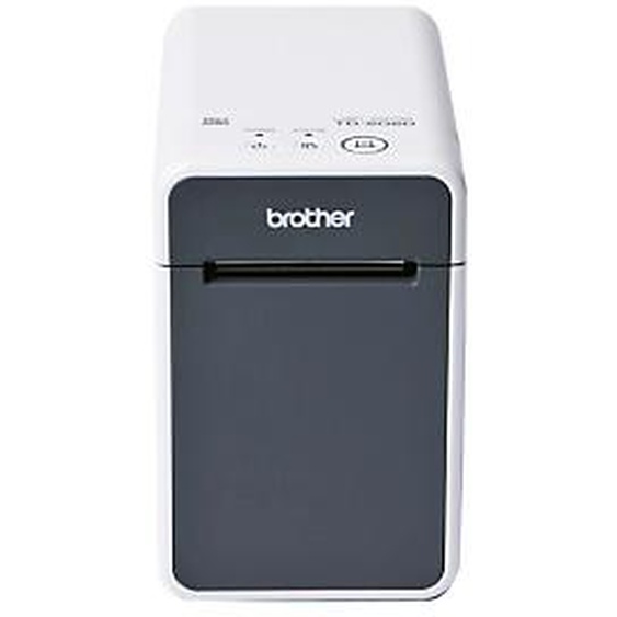 Brother TD-2020A Imprimante détiquettes industrielle de bureau, Thermique directe, 203 x 203 DPI, 152,4 mm/sec, Avec fil, Blanc