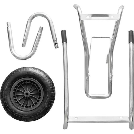 Brouette 110 L - capacité 160 kg - acier et polypropylène - jardin et chantier