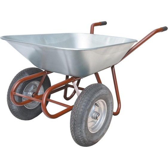 Brouette deux roues 85l roue gonflable 24kg jante acier av.roulement MÜBA
