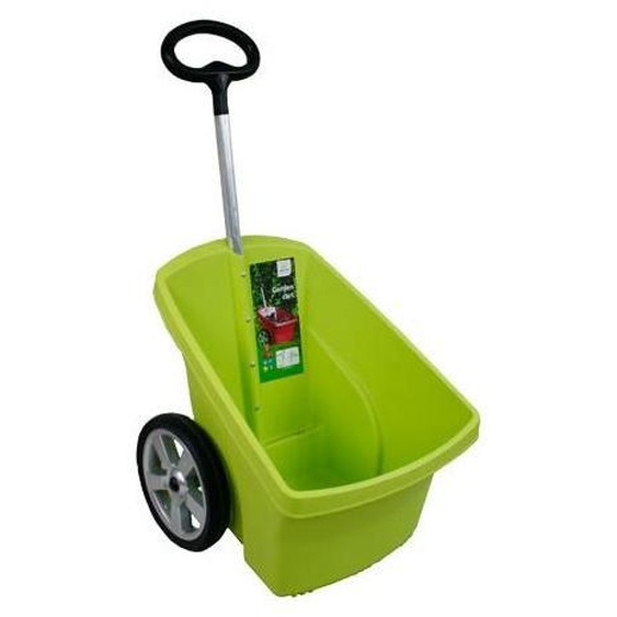 Brouette Brouette de jardin 67 litres Brouette de jardin Diable de transport Diable de jardin Chariot à main Brouette à feuilles (vert)