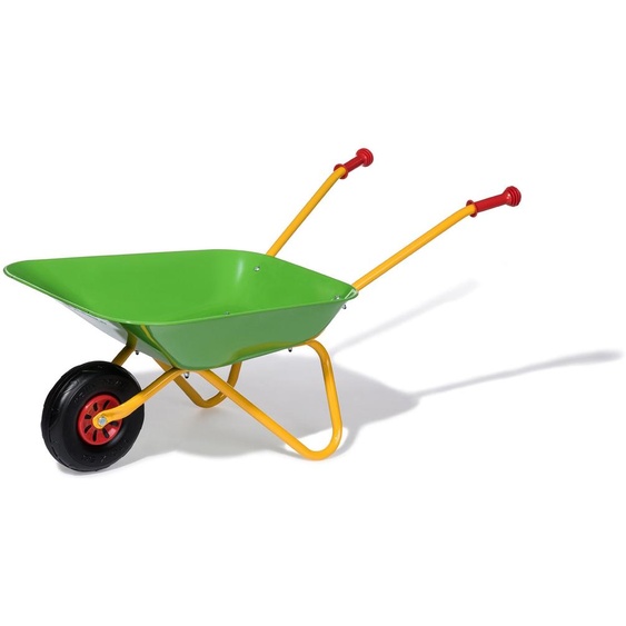 Rolly Toys - Brouette de jardin et de chantier en métal, verte