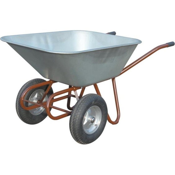 Brouette deux roues 150l roue gonflable 27kg jante acier roulements à billes MÜBA
