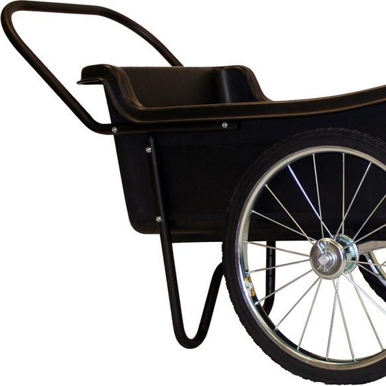 Brouette en plastique Polar Premium 283 litres noir 165x74x74 cm