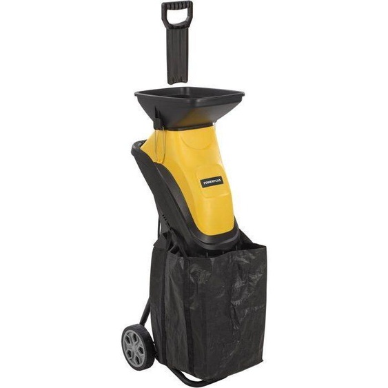 Broyeur à bois Powerplus 2500 W, jaune, taille unique / prise UE 220 V, jaune, taille unique