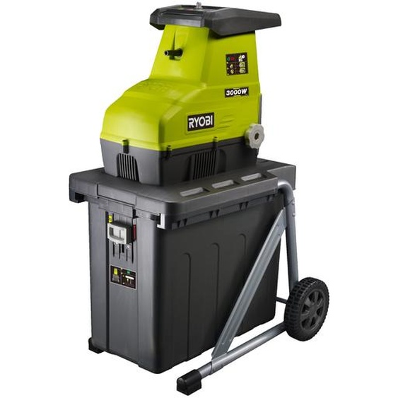Broyeur de végétaux électrique 3000 W - Silencieux