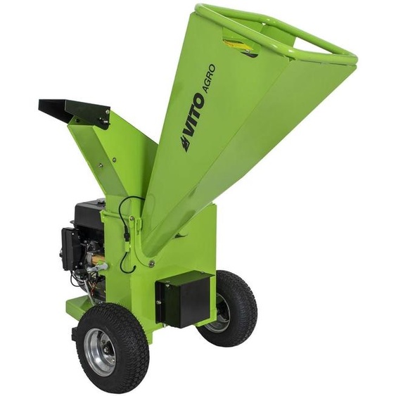 Broyeur de végétaux Thermique 7CV - 2 Lames de coupe - Branches Ø 70mm -Moteur 208Cm3 Poignées VITO