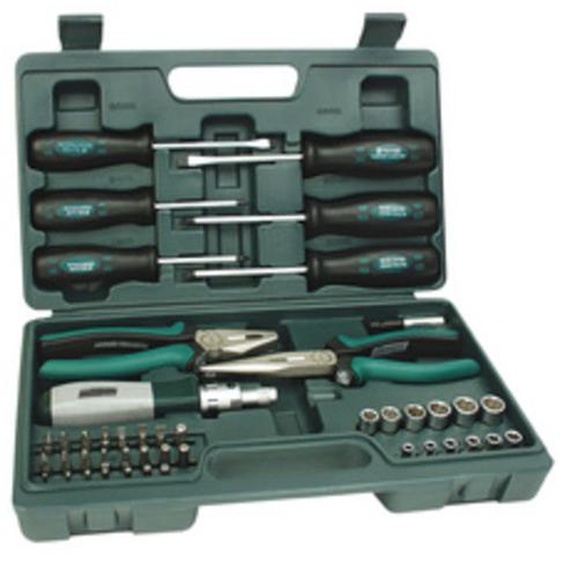BRÜDER MANNESMANN GREEN LINE BRÜDER MANNESMANN Kit doutils universels, 45 pièces