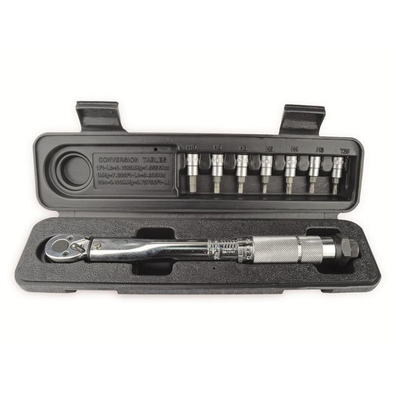 BRÜDER MANNESMANN Jeu de clés dynamométriques 1/4 8 pièces