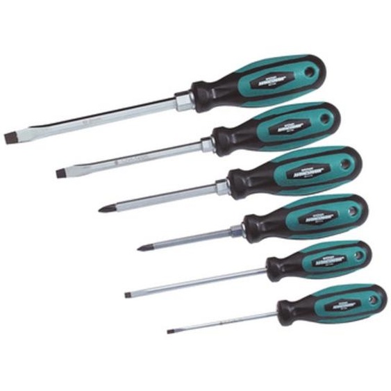 BRÜDER MANNESMANN Kit de tournevis, 6 pièces