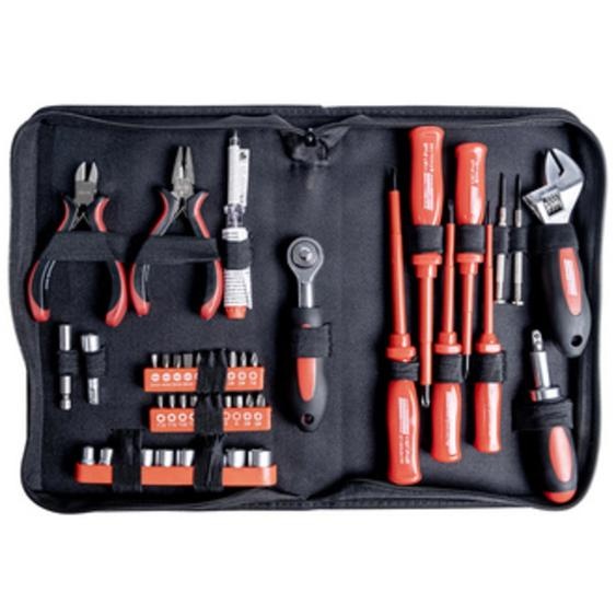 BRÜDER MANNESMANN Set doutils pour électronique, 45 pièces