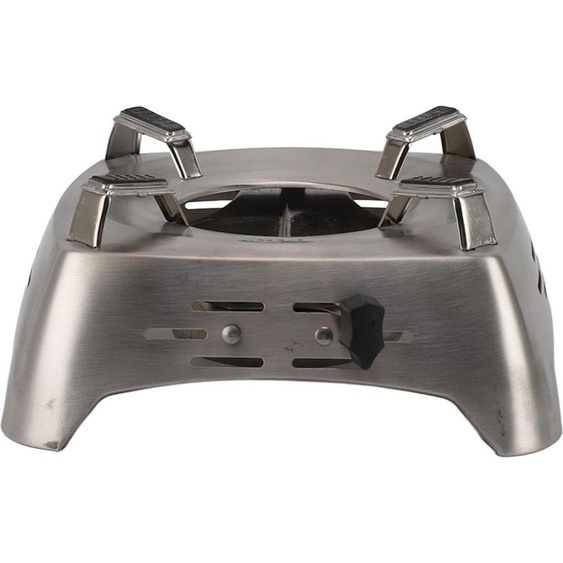 Brûleur à alcool à tiroir Tiroir à feu en acier inoxydable dune seule pièce Structure de tiroir à feu coulissant Réchaud de camping pour lextérieur