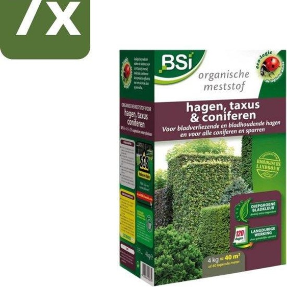 BSI Hagen - Substrat végétal en vrac pour une croissance vigoureuse et des aiguilles dun vert profond - 4 kg (40 m²) - 7 unités