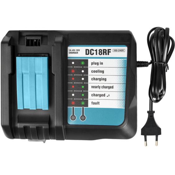 DC18RF 3.5A Chargeur De Batterie DeRemplacement Pour Makita BL1840 BL1820BL1830 BL1430 BL1440 BL1450 Batterie deremplacement pour Chargeur avec cran