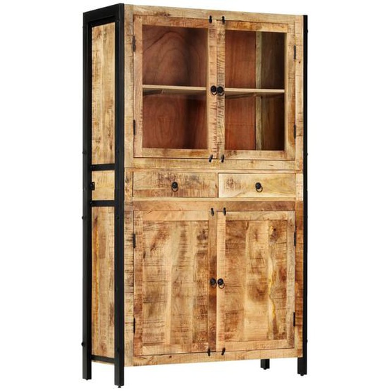 Buffet 100 x 40 x 175 cm Bois de manguier massif