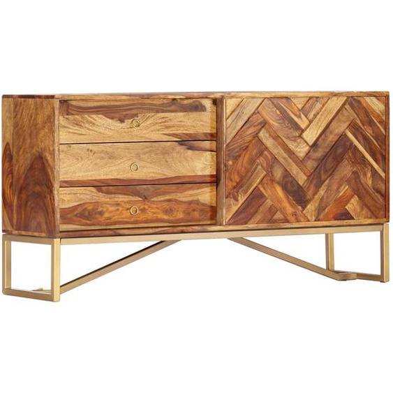 Buffet 118 x 30 x 60 cm Bois massif de Sesham