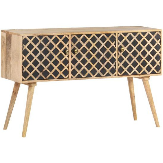Buffet 118x35x75 cm Bois de manguier massif