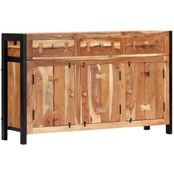 Buffet 120x35x75 cm Bois dacacia solide Mothinessto LY0458