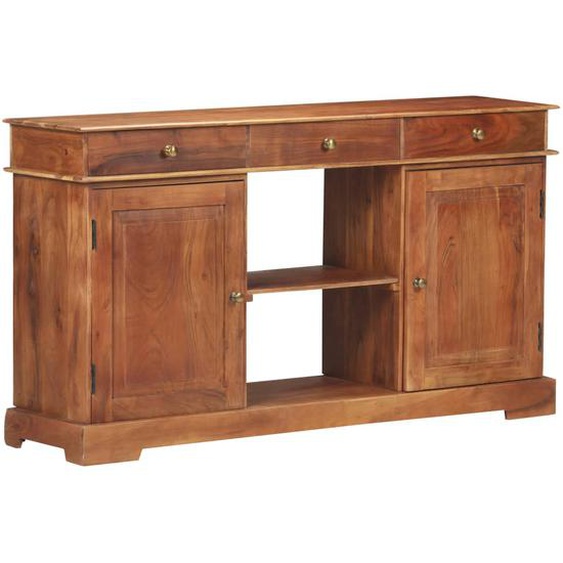 Buffet 135x35x75 cm Bois dacacia solide