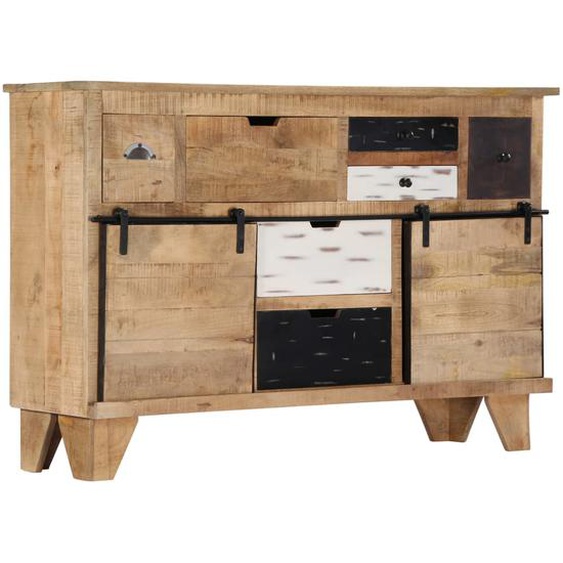Buffet 140x38x90 cm Bois de manguier massif
