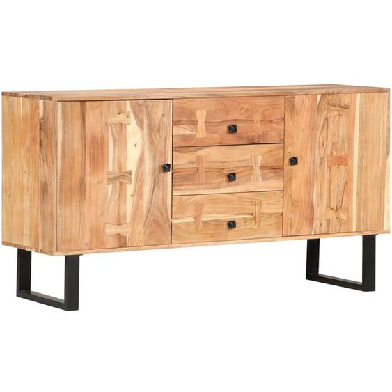 Buffet 150x40x75 cm Bois dacacia massif