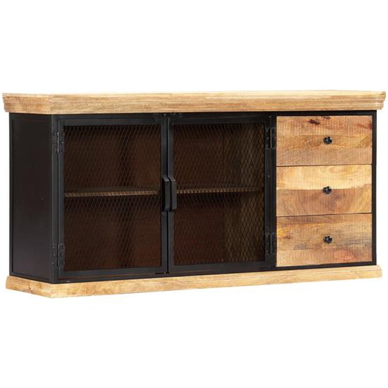 Buffet 150x40x75 cm Bois de manguier solide